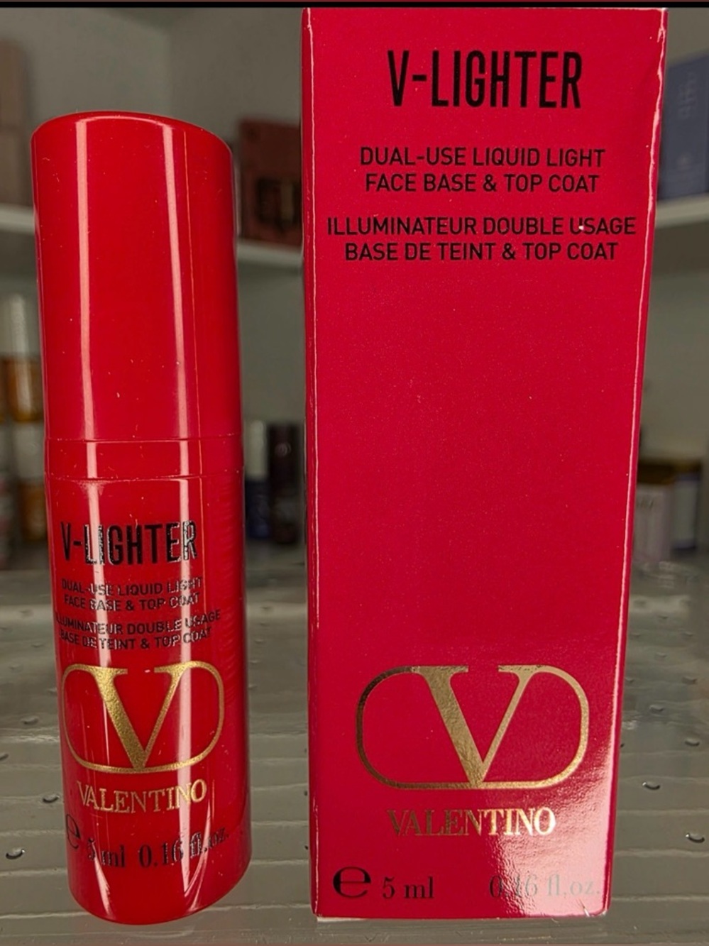💎 [LOT OF 2] Valentino V-Lighter Face Primer & Highlighter MINIS - NIB